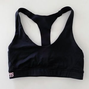 Lululemon Racerback Black Bra (Size 6, Small)